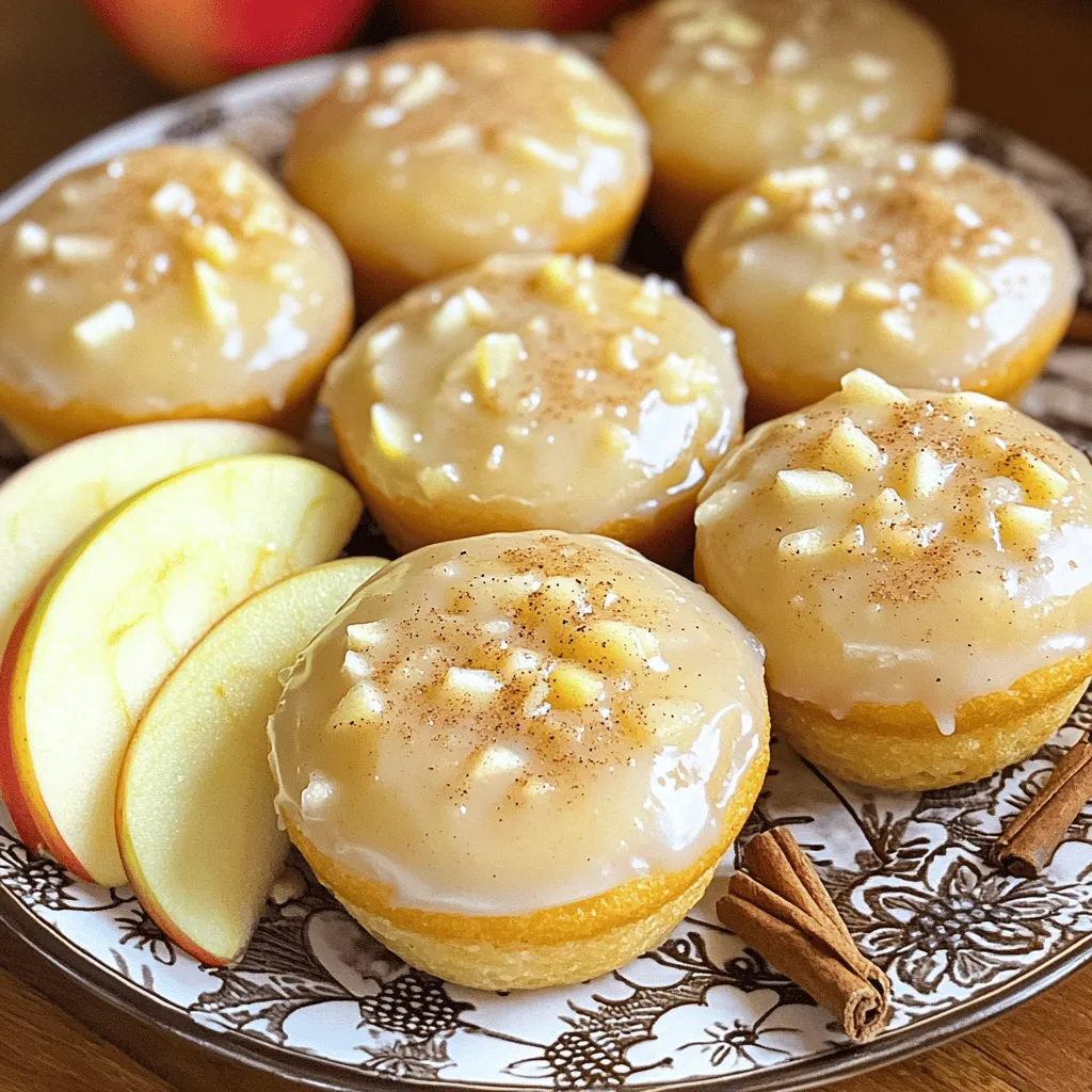 Apple Cider Glazed Donut Muffins Tasty and Simple Treat
