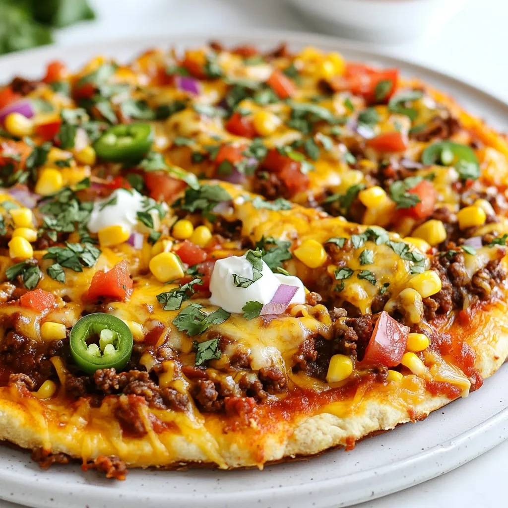 Mexican Pizza Delight Easy and Flavorful Recipe