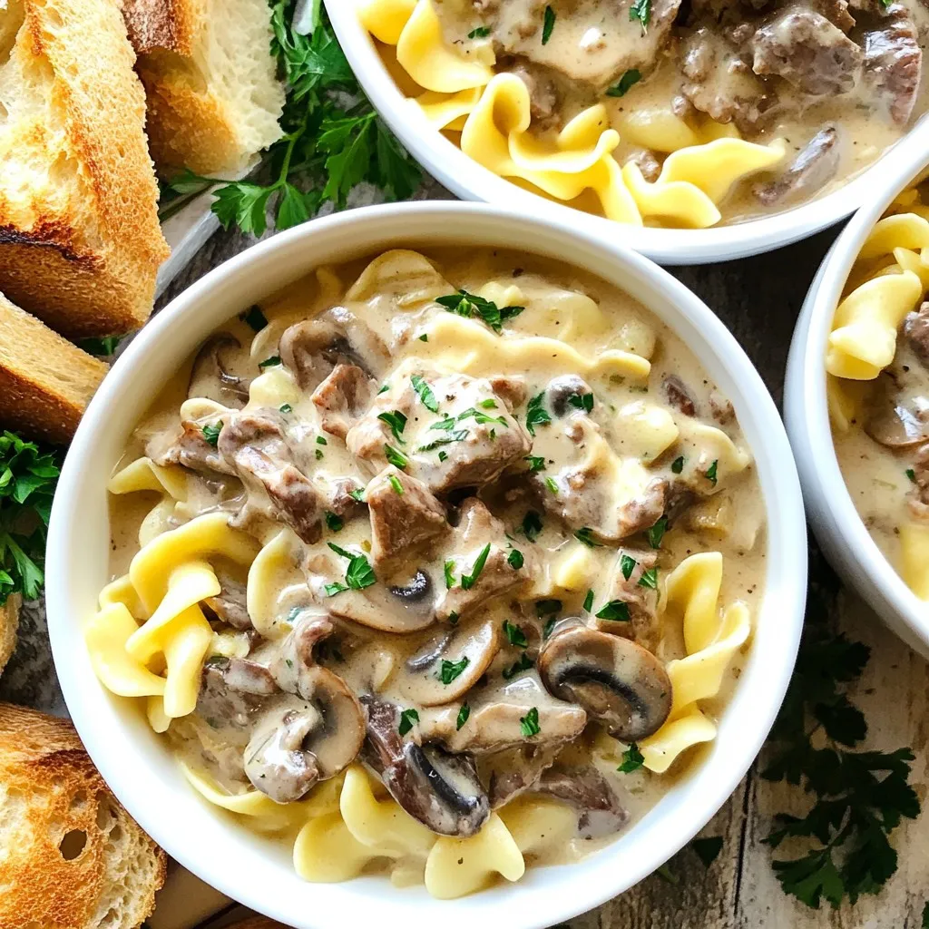 Instant Pot Beef Stroganoff Savory Dinner Delight