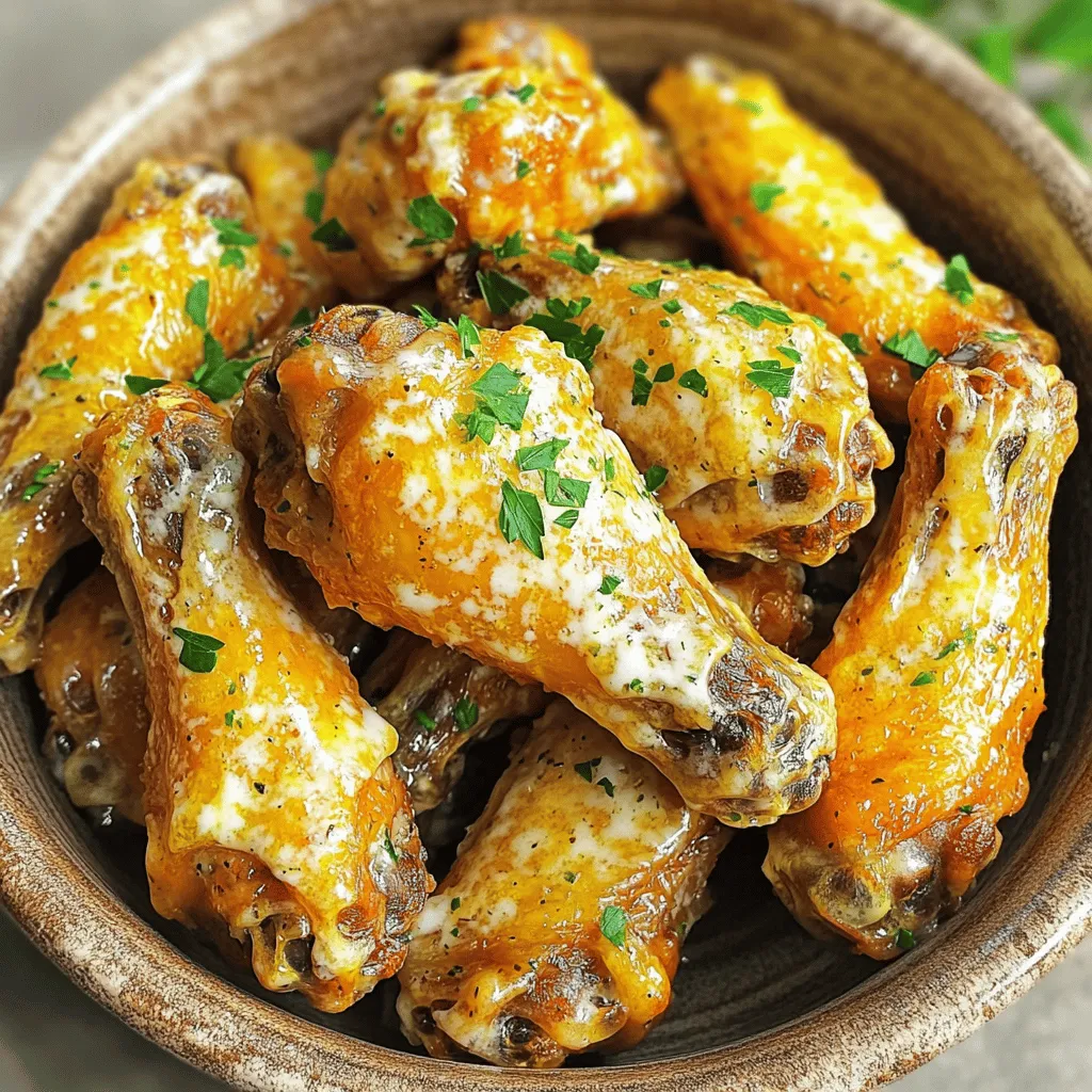 Air Fryer Garlic Parmesan Wings Flavorful and Crispy