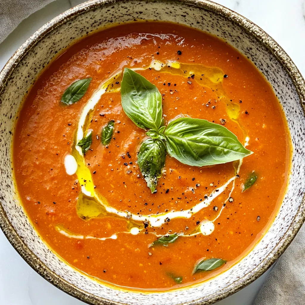 Easy Roasted Tomato Soup Simple and Flavorful Recipe