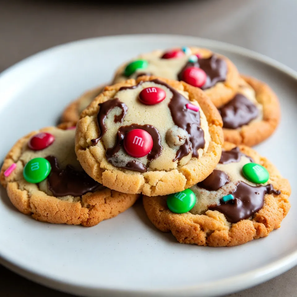 Christmas Cookie Monster Cookies Festive and Fun Delight