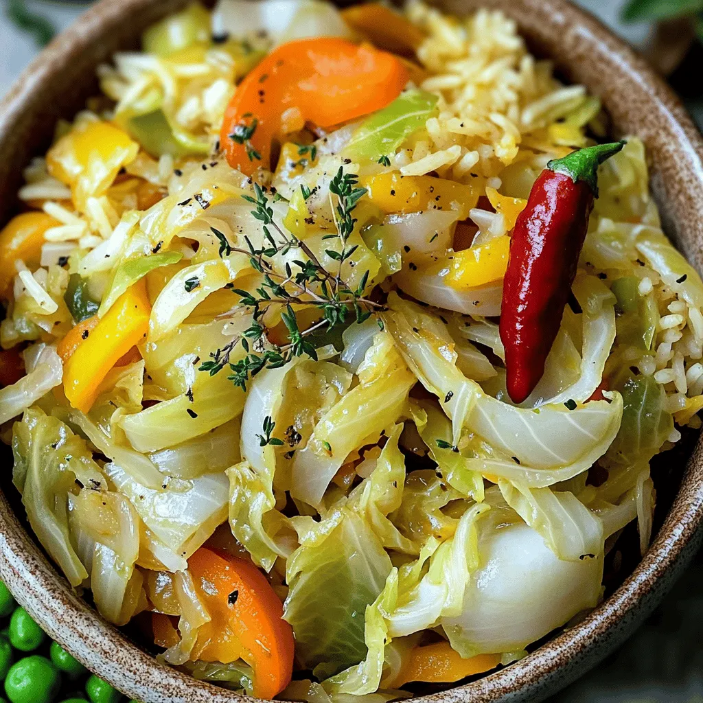 Flavor-Packed Jamaican Cabbage Simple and Tasty Dish