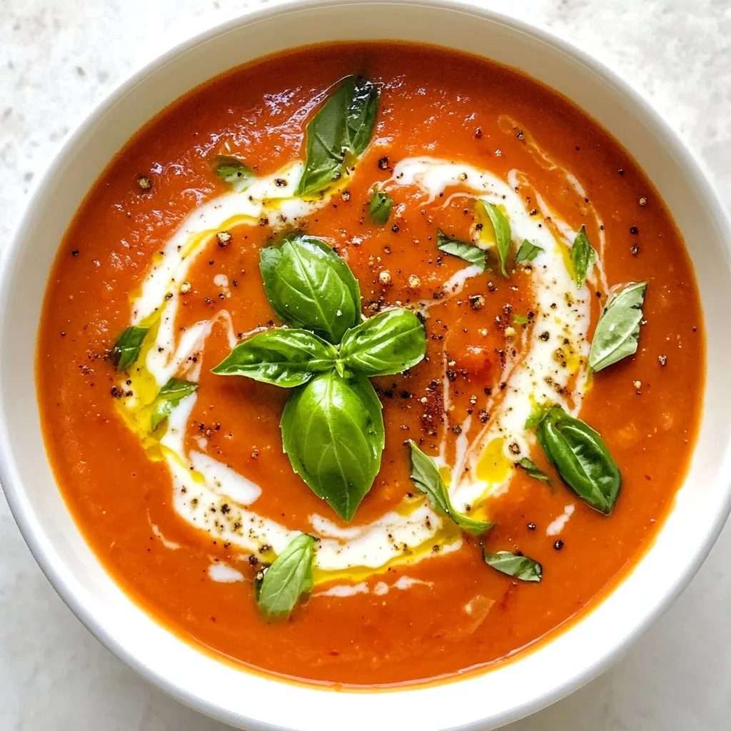 Dairy-Free Tomato Soup Comforting and Easy Recipe