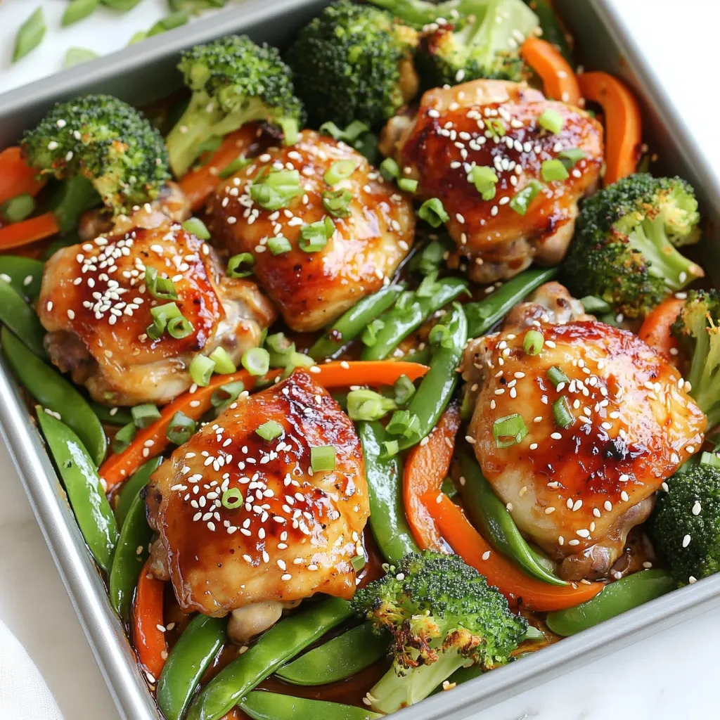 Sheet Pan Teriyaki Chicken &#038; Veggies Flavor Boost