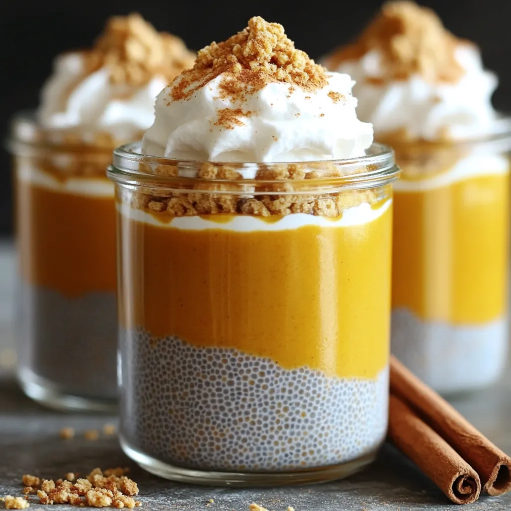 Pumpkin Pie Overnight Chia Pudding Recipe Delight