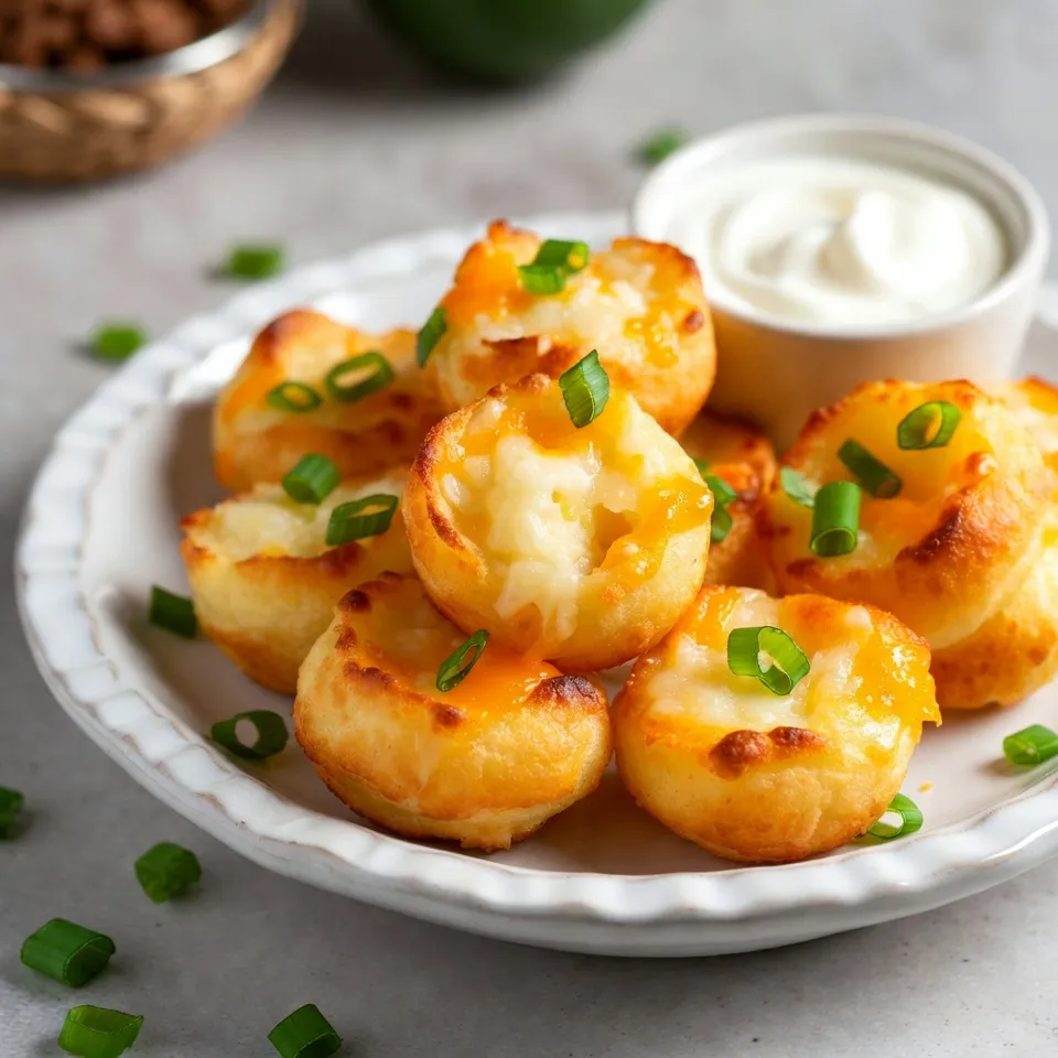 Mashed Potato Cheese Puffs Crispy and Delicious Snack