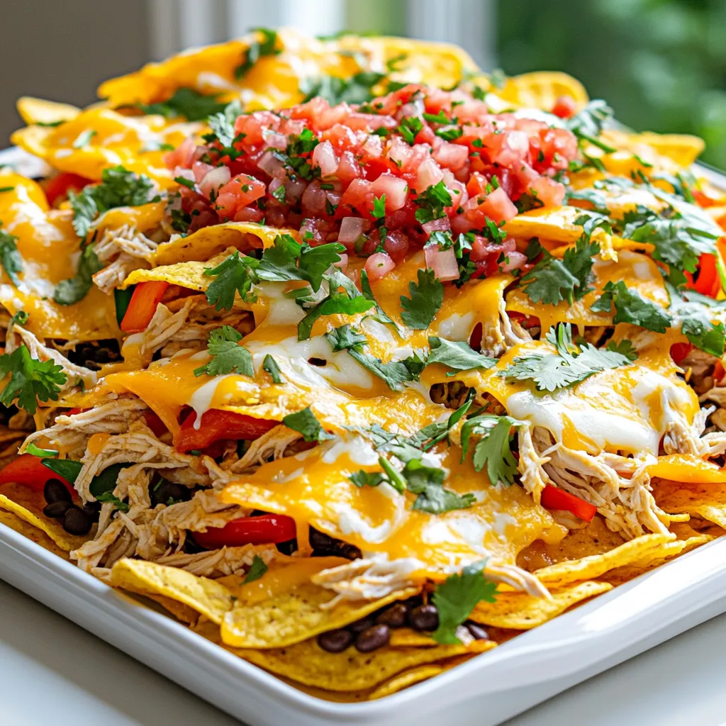 Sheet-Pan Chicken Fajita Nachos Flavorful and Quick