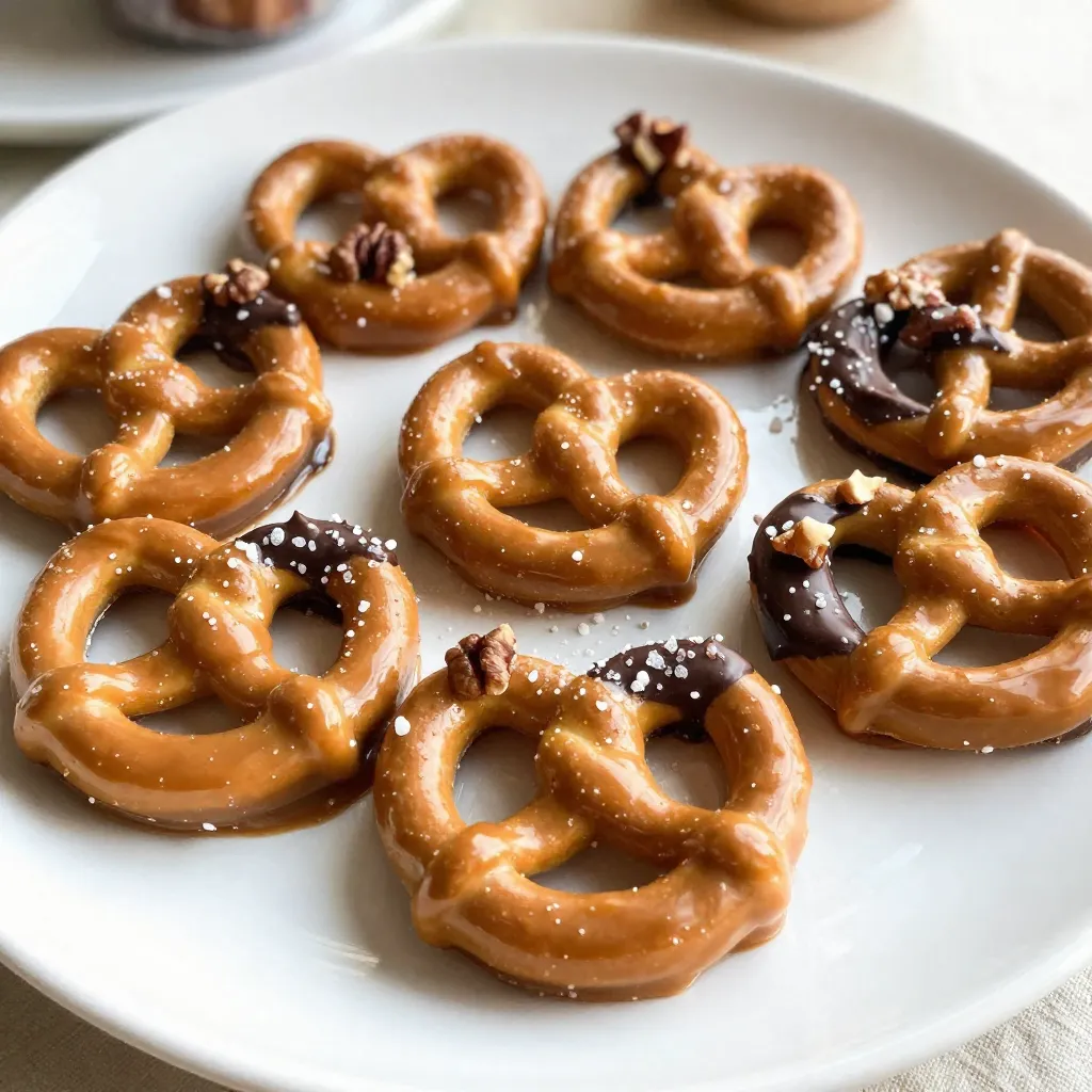 Butter Toffee Pretzels Irresistible Sweet Snack Treat