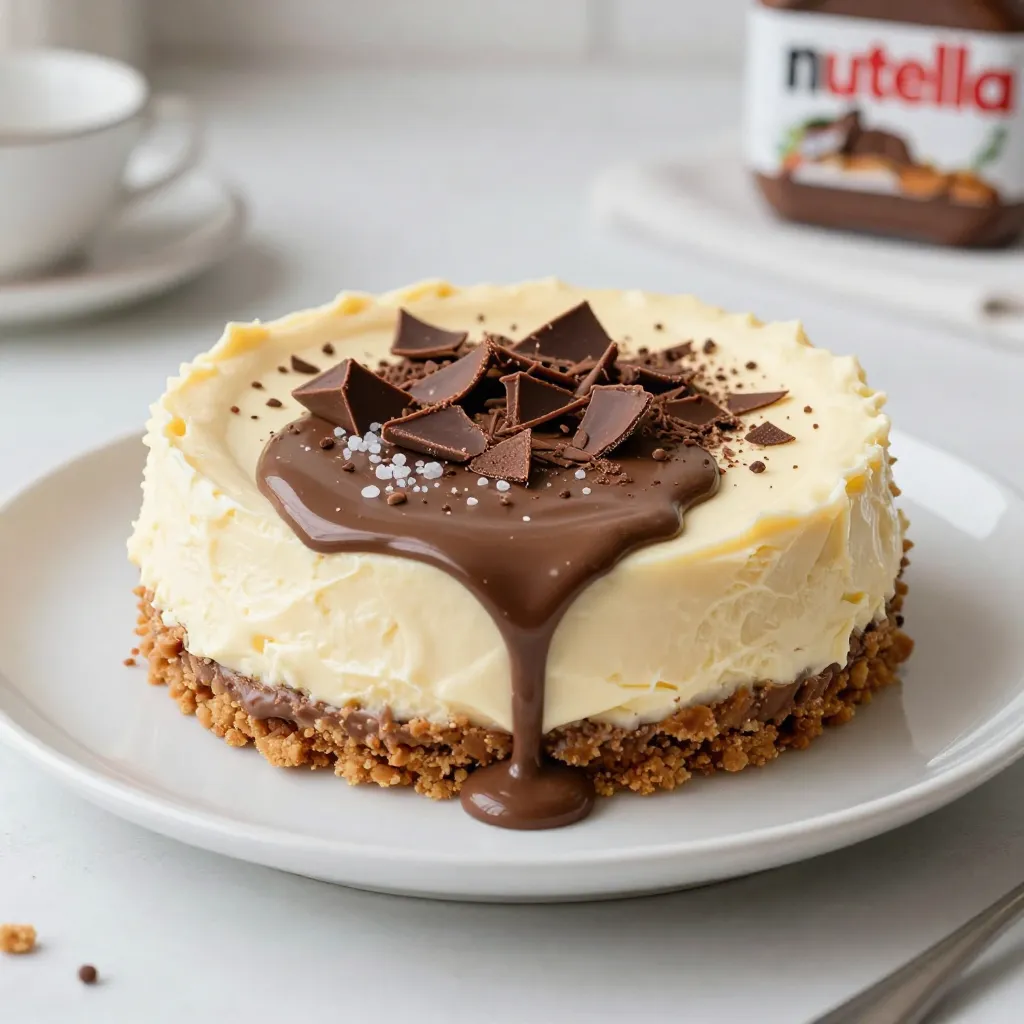 Creamy Nutella Cheesecake Delightfully Indulgent Treat