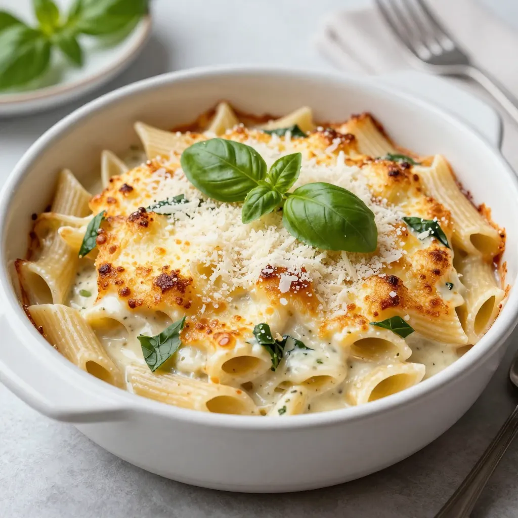 Creamy Baked Penne Quick and Easy Dinner Delight