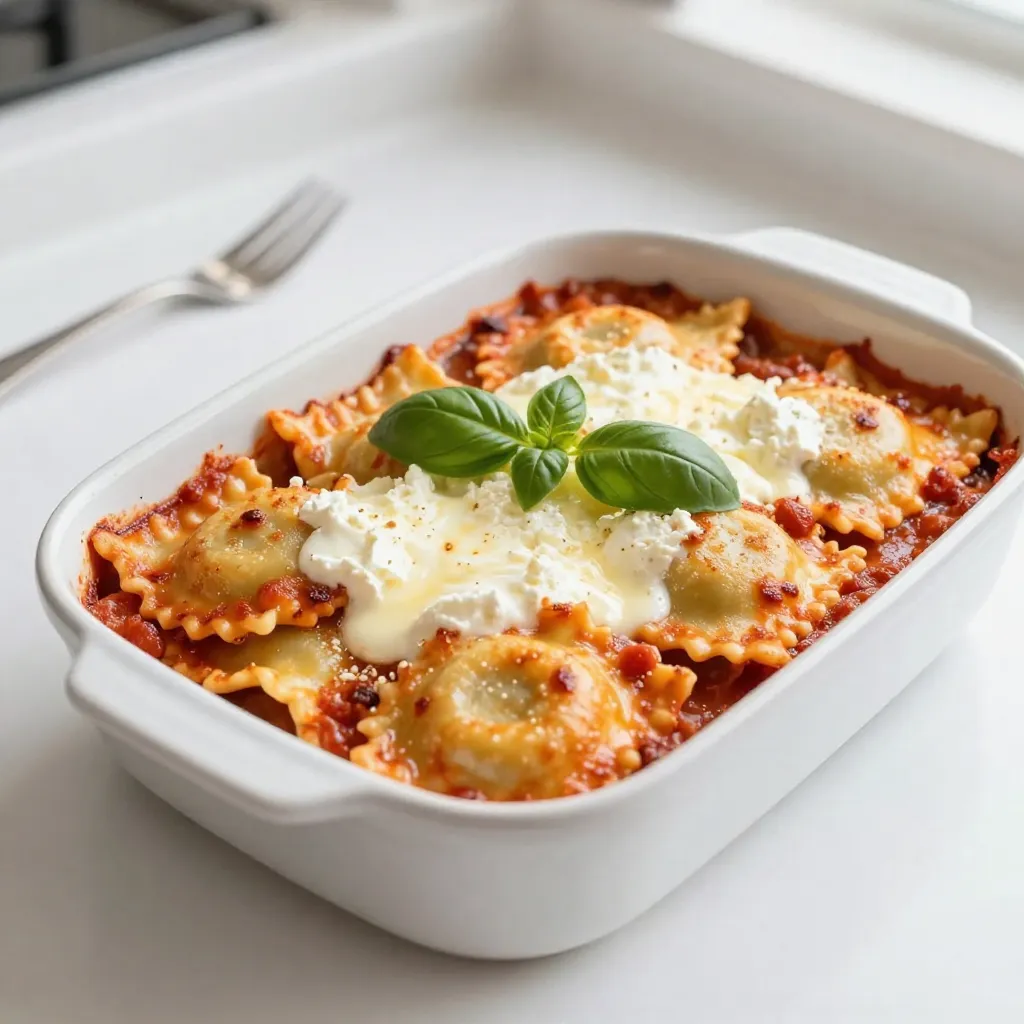 Baked Ravioli Casserole Simple and Savory Dish