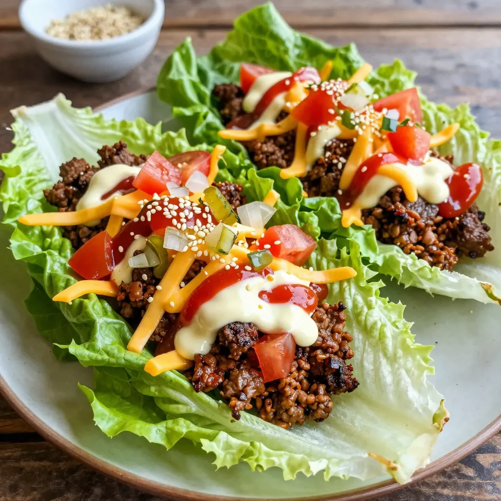 Big Mac Lettuce Wraps That Pack a Flavor Punch