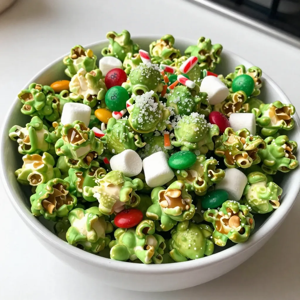 Grinch Popcorn Mix Festive and Fun Holiday Snack