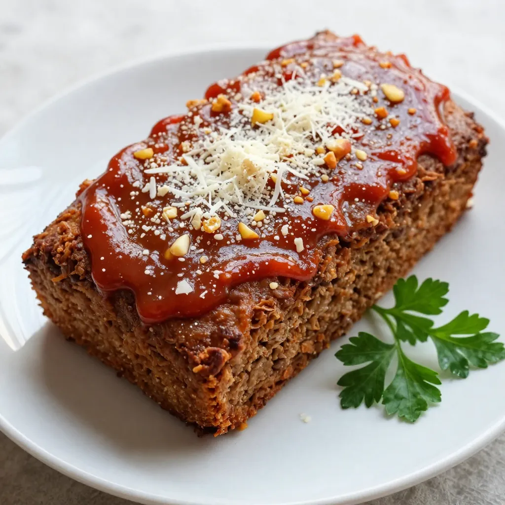 Garlic Parmesan Meatloaf Juicy and Flavorful Dish