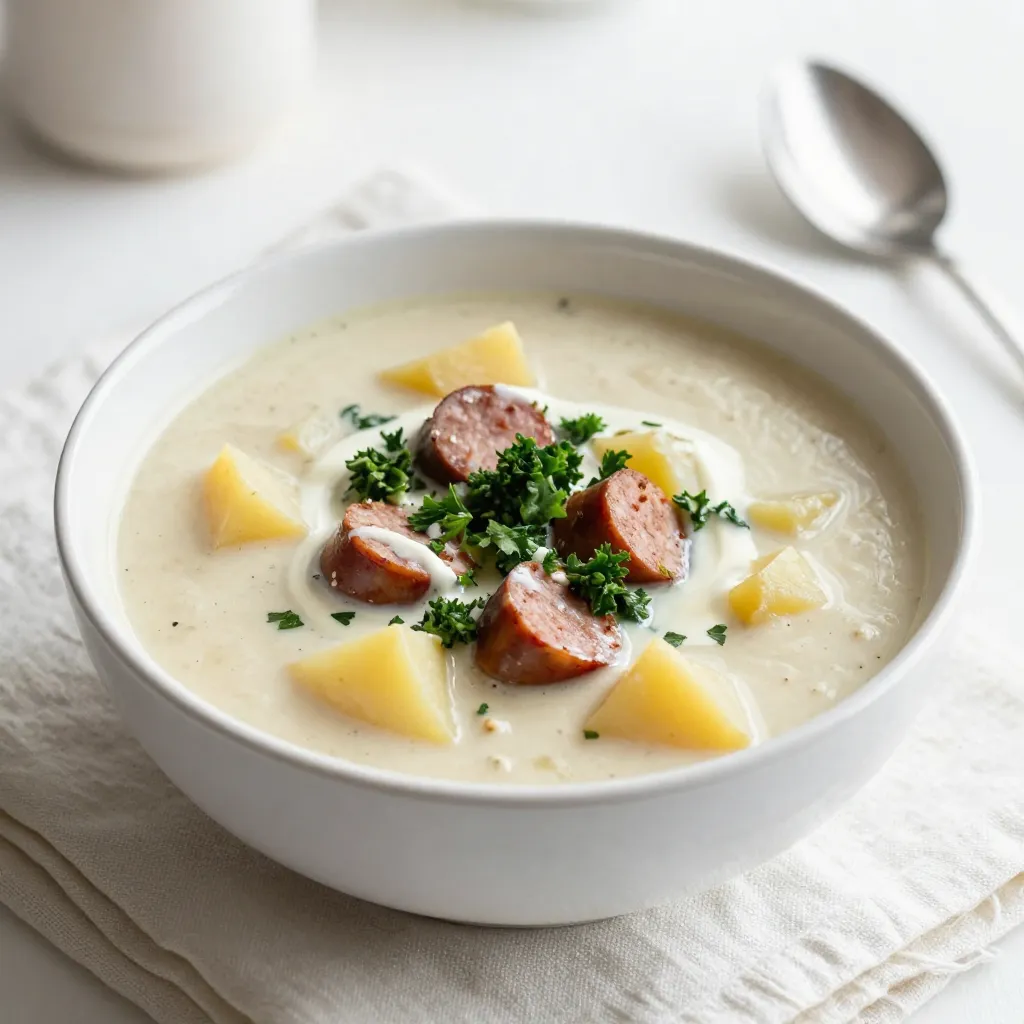 Crockpot Sausage Potato Soup Easy and Hearty Meal