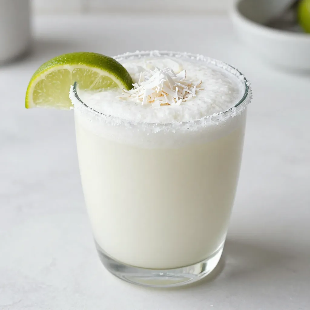 Coconut White Christmas Margarita Festive Flavor Boost