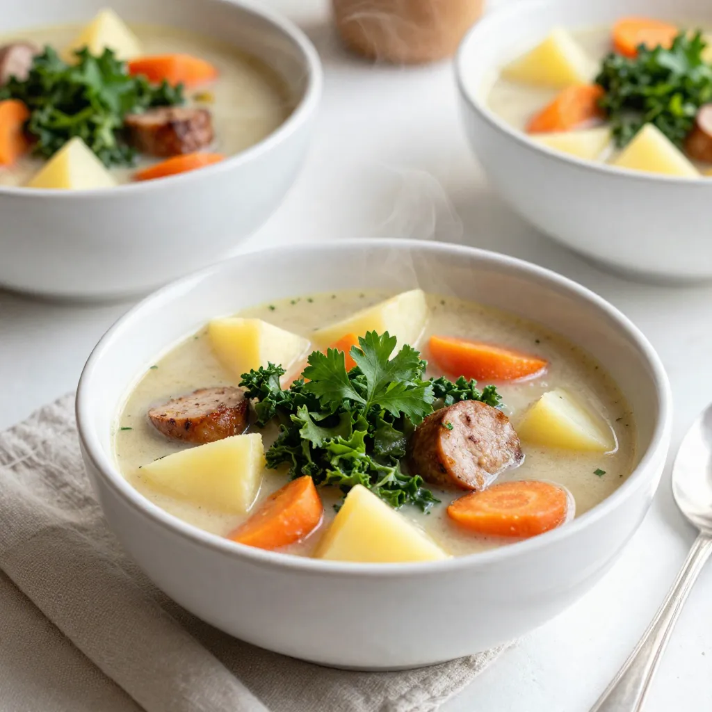 Sausage Potato Comfort Soup Hearty and Satisfying Bowl