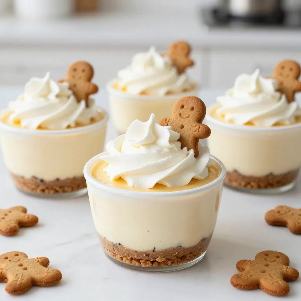 Gingerbread Cheesecake Cups Delightful Holiday Treat