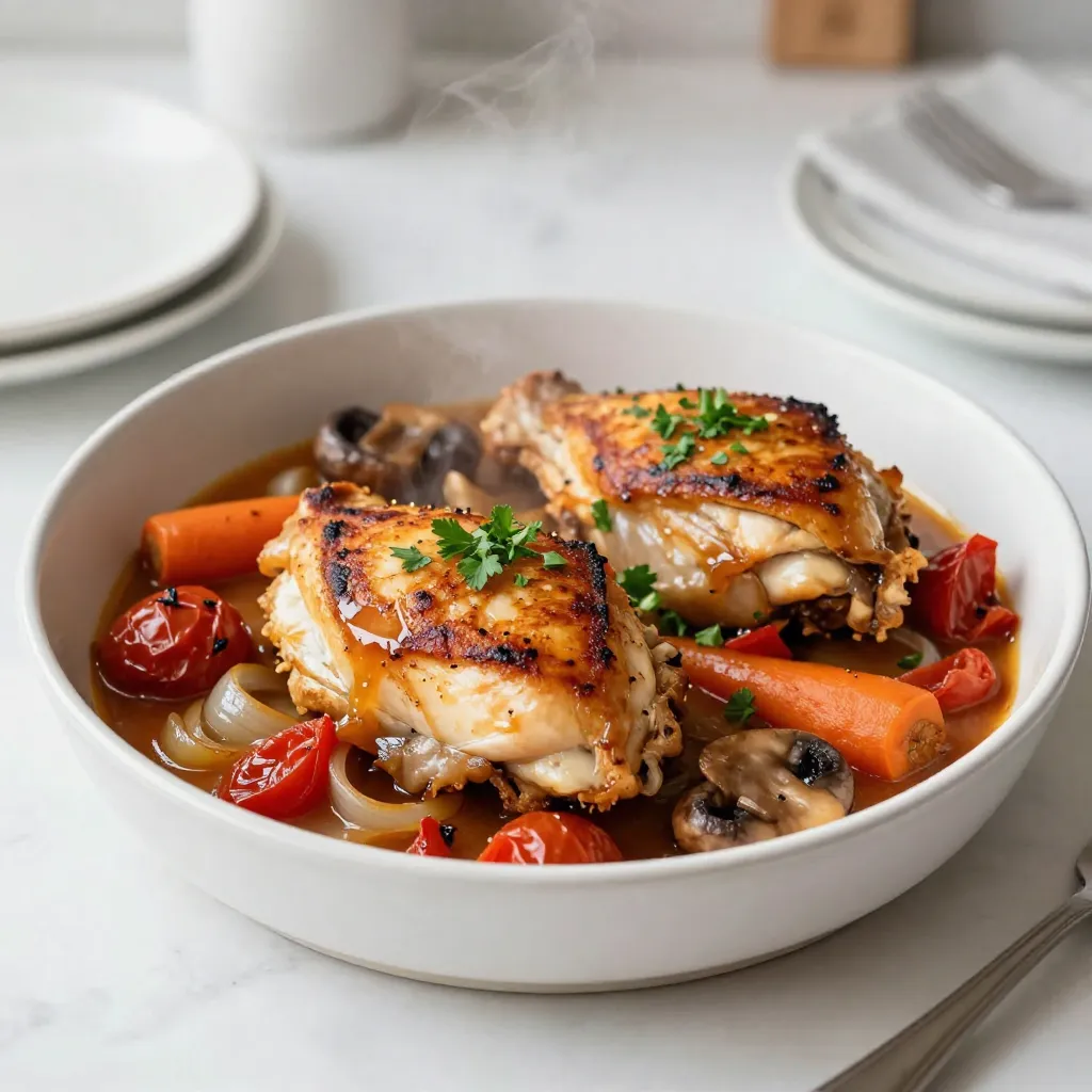 French Hunter’s Chicken Flavorful and Easy Recipe