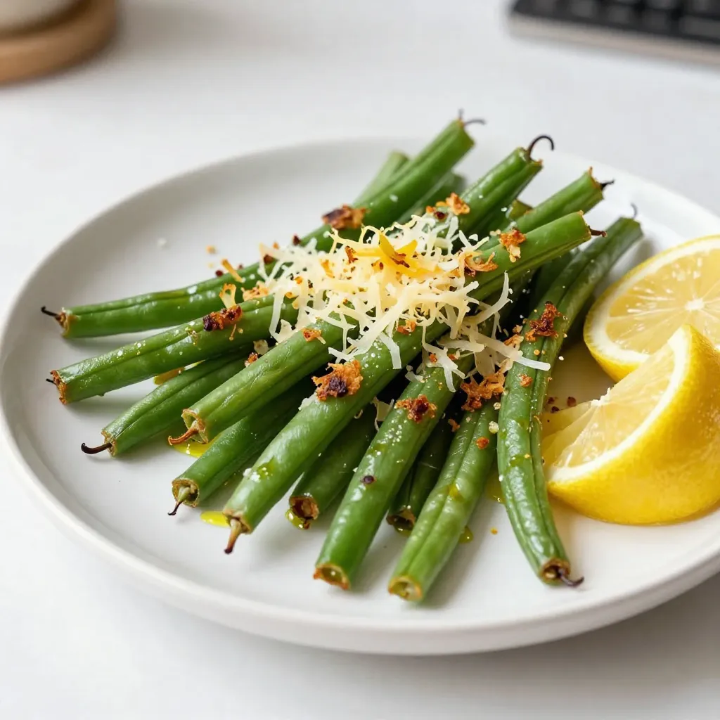 Roasted Parmesan Green Beans Flavorful and Simple Dish