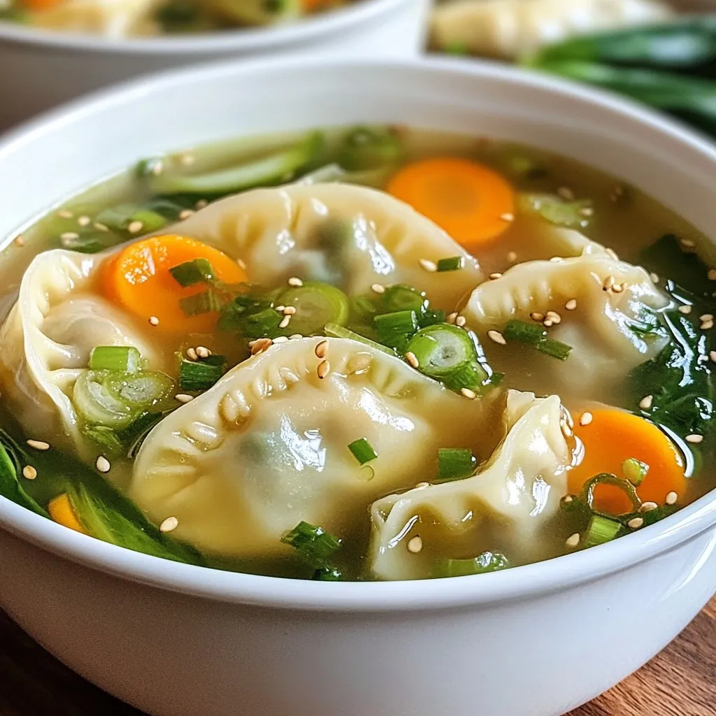 Easy Dumpling Soup Simple and Flavorful Recipe