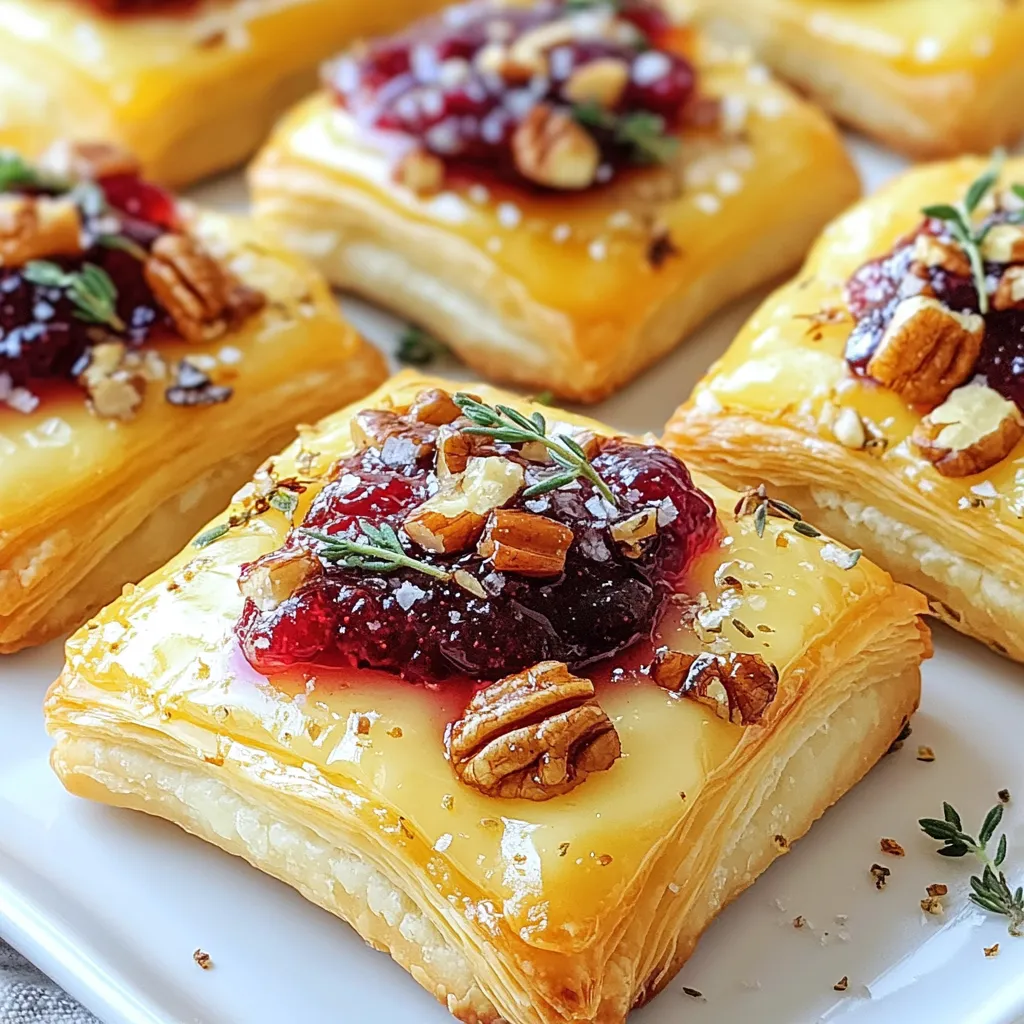 Baked Cranberry Brie Bites Easy and Delicious Snack