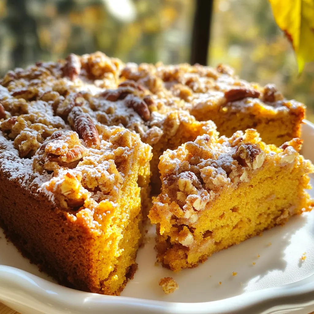 Pumpkin Streusel Coffee Cake Delightful and Easy Recipe