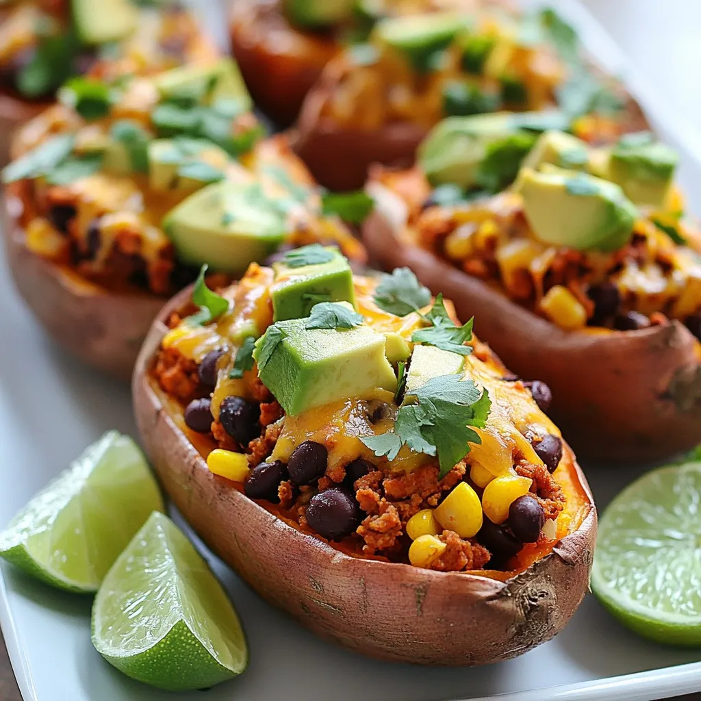 Taco Stuffed Sweet Potatoes Flavorful and Easy Meal