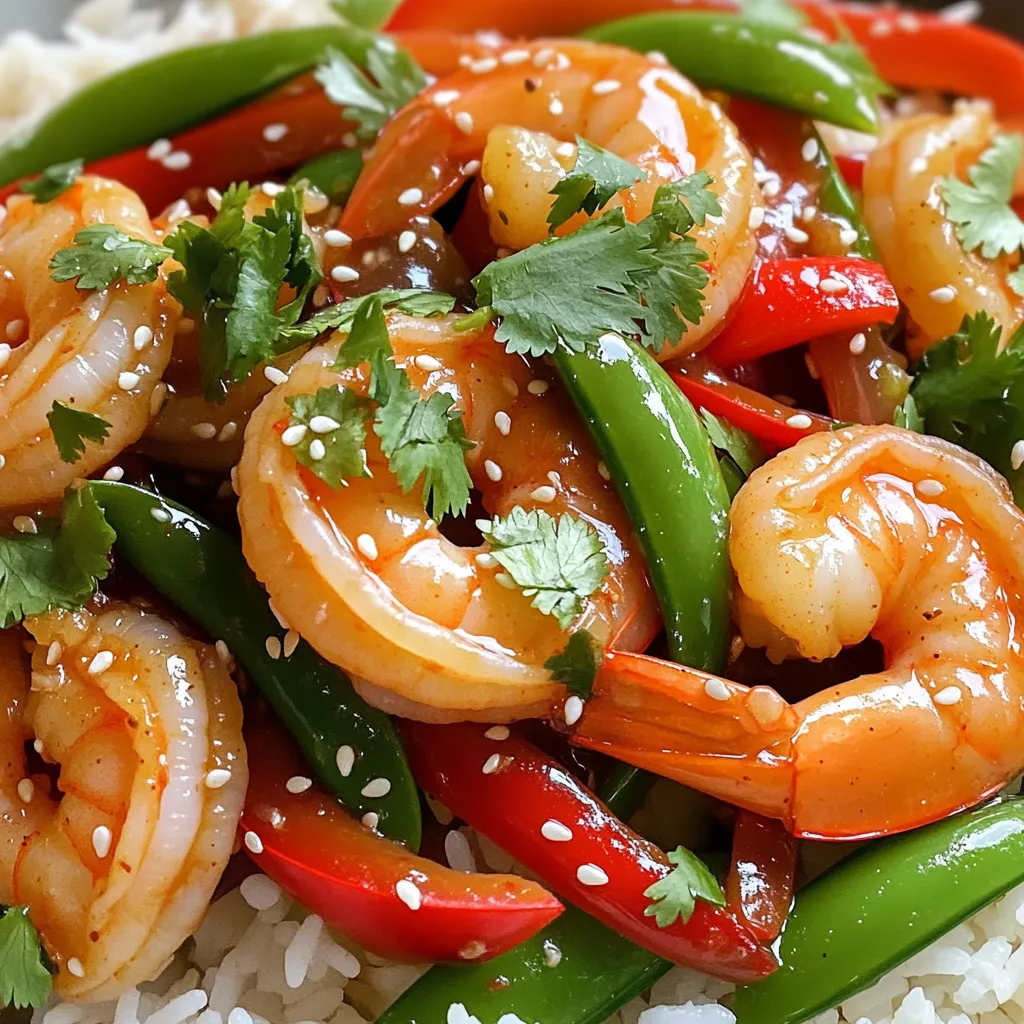 Minute Spicy Garlic Shrimp Stir Fry Flavor Explosion