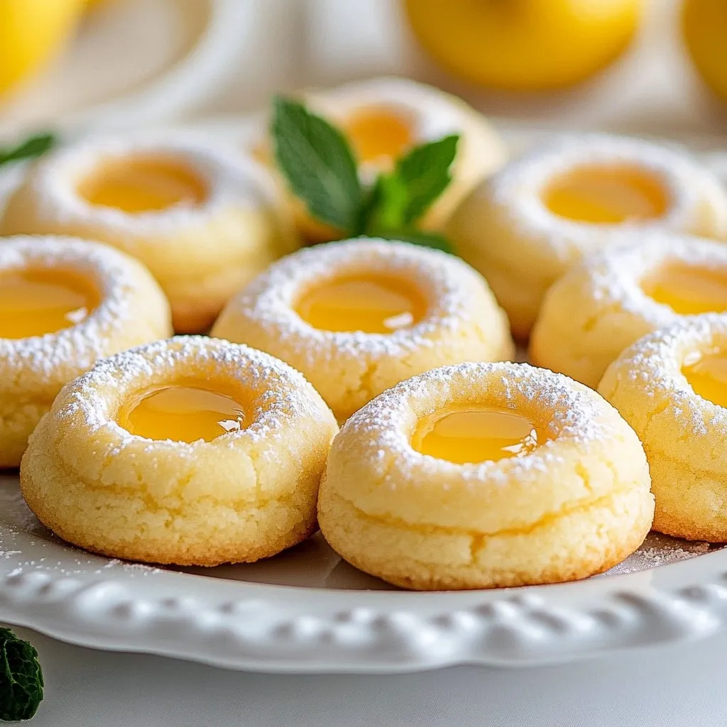 Lemon Curd Thumbprint Cookies Delightful and Easy Treat