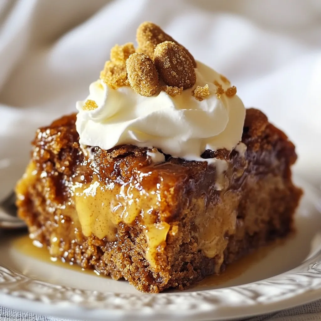 Toffee Gingerbread Pudding Cake Irresistible and Rich