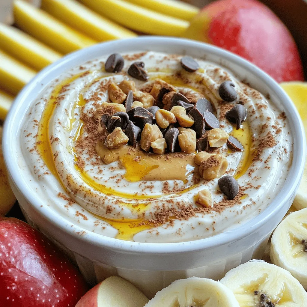 High-Protein Peanut Butter Yogurt Dip Recipe