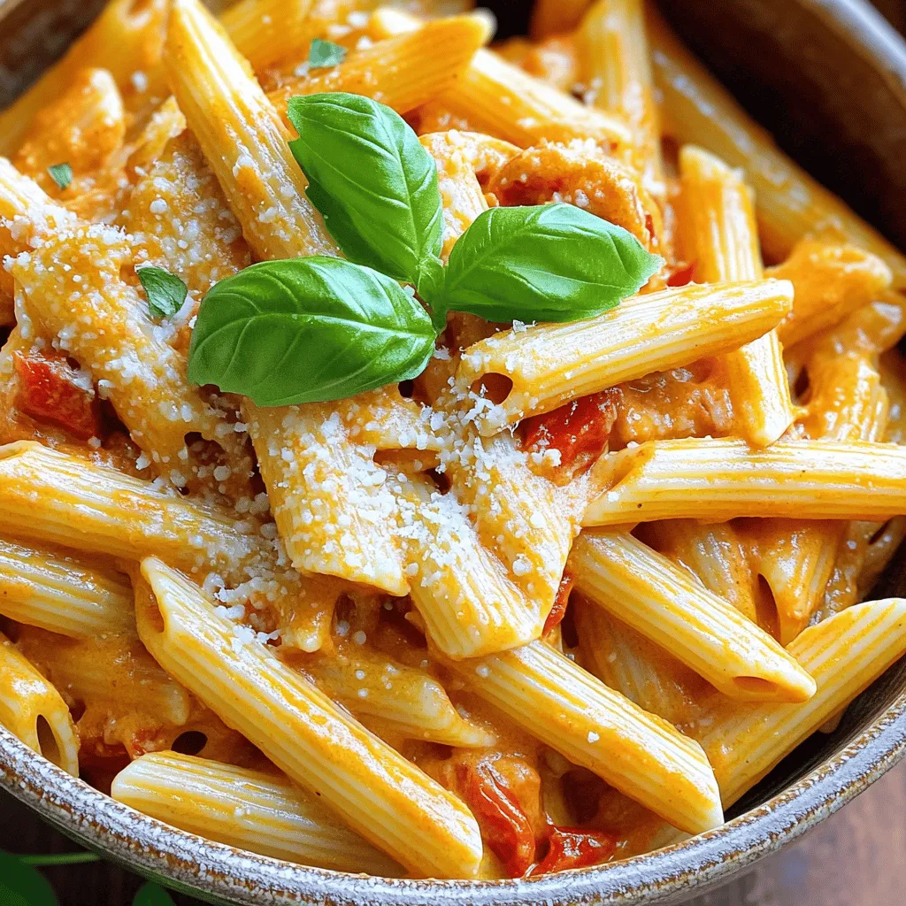 Creamy Roasted Red Pepper Pasta Delightful and Simple
