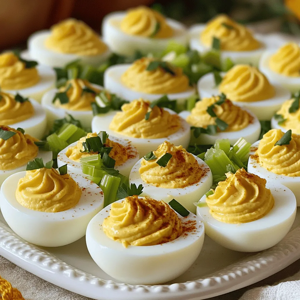 Thanksgiving Deviled Eggs Simple and Tasty Recipe
