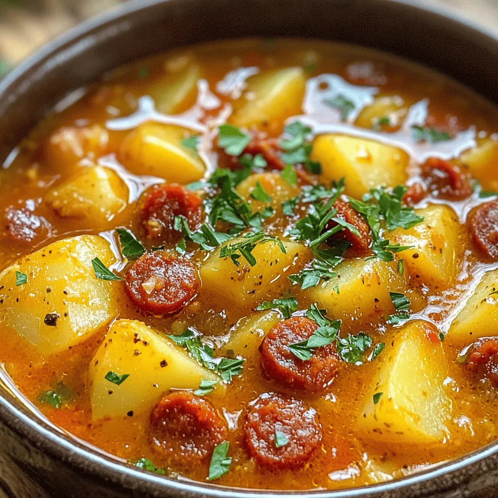 Savory Spanish Chorizo Potato Soup Recipe to Savor
