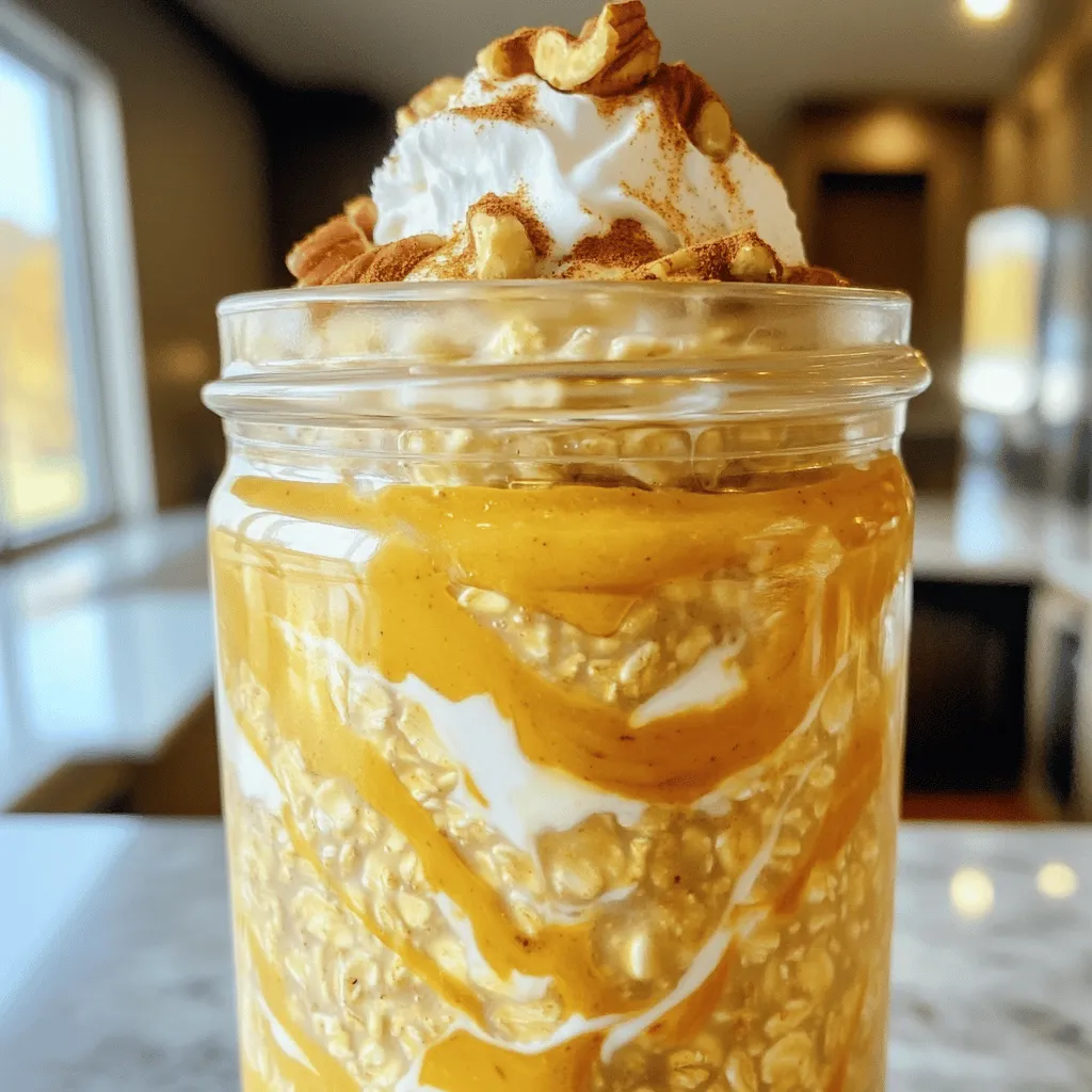 Pumpkin Pie Overnight Oats Tasty and Healthy Recipe