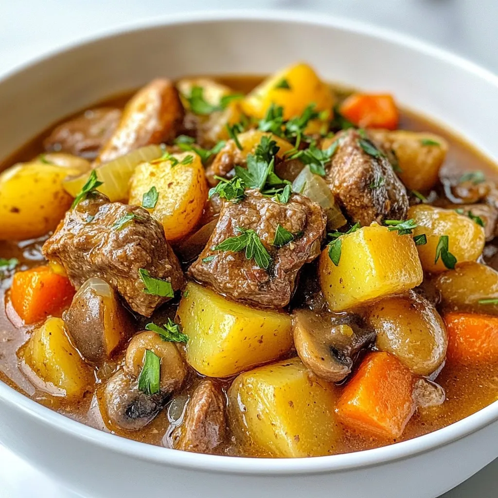 Witch’s Cauldron Beef Stew Hearty and Flavorful Dish