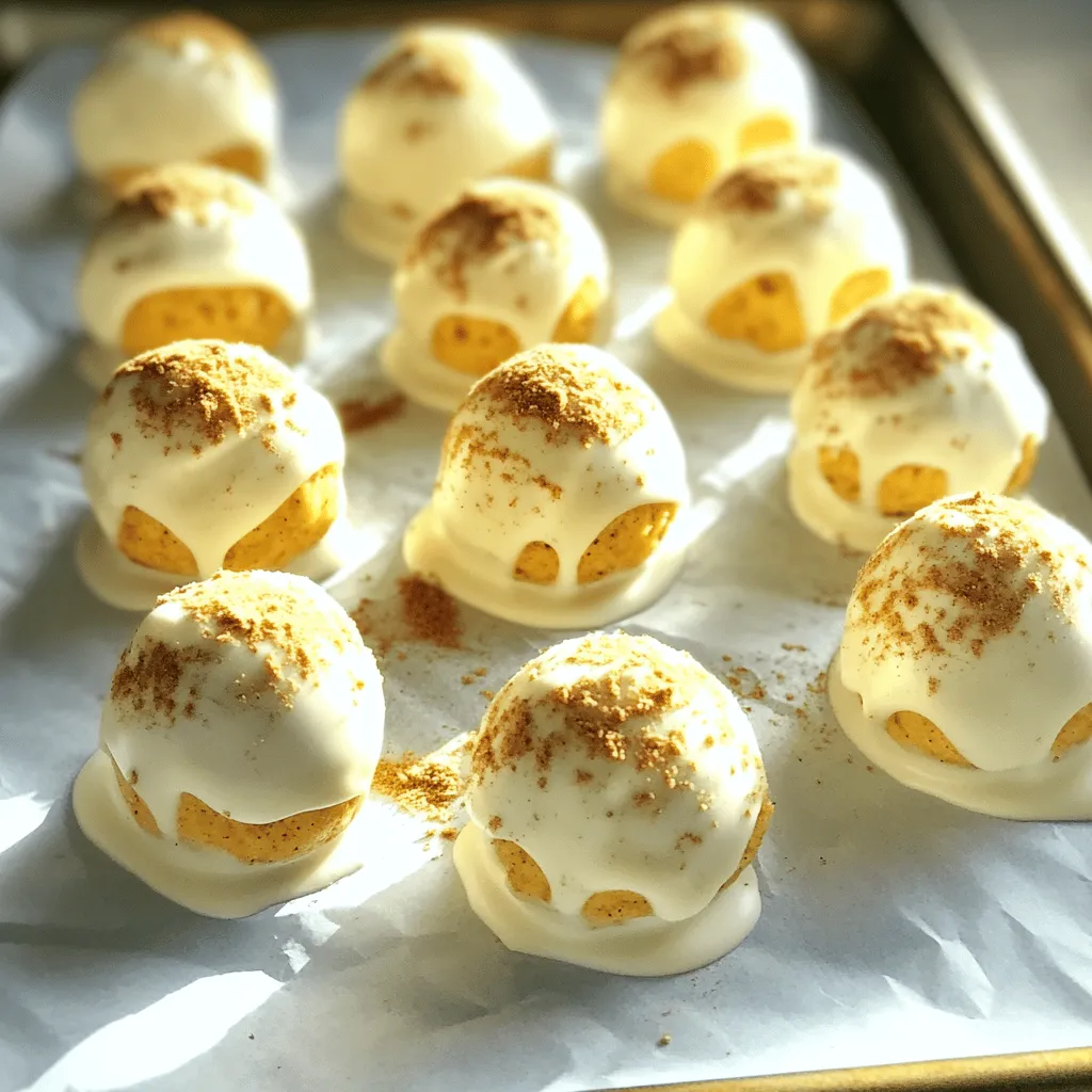 No-Bake Pumpkin Cheesecake Balls Delightful Treat