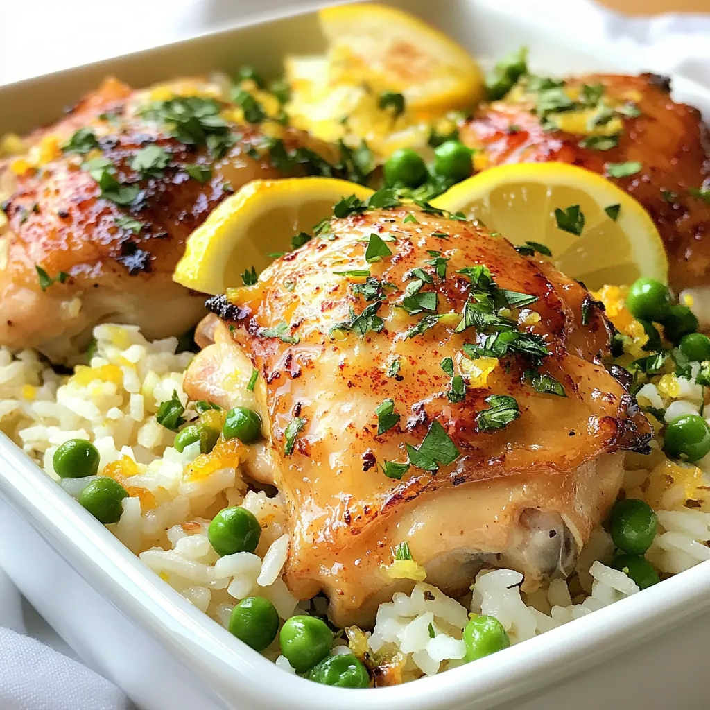 Slow Cooker Lemon Herb Chicken and Rice Delight