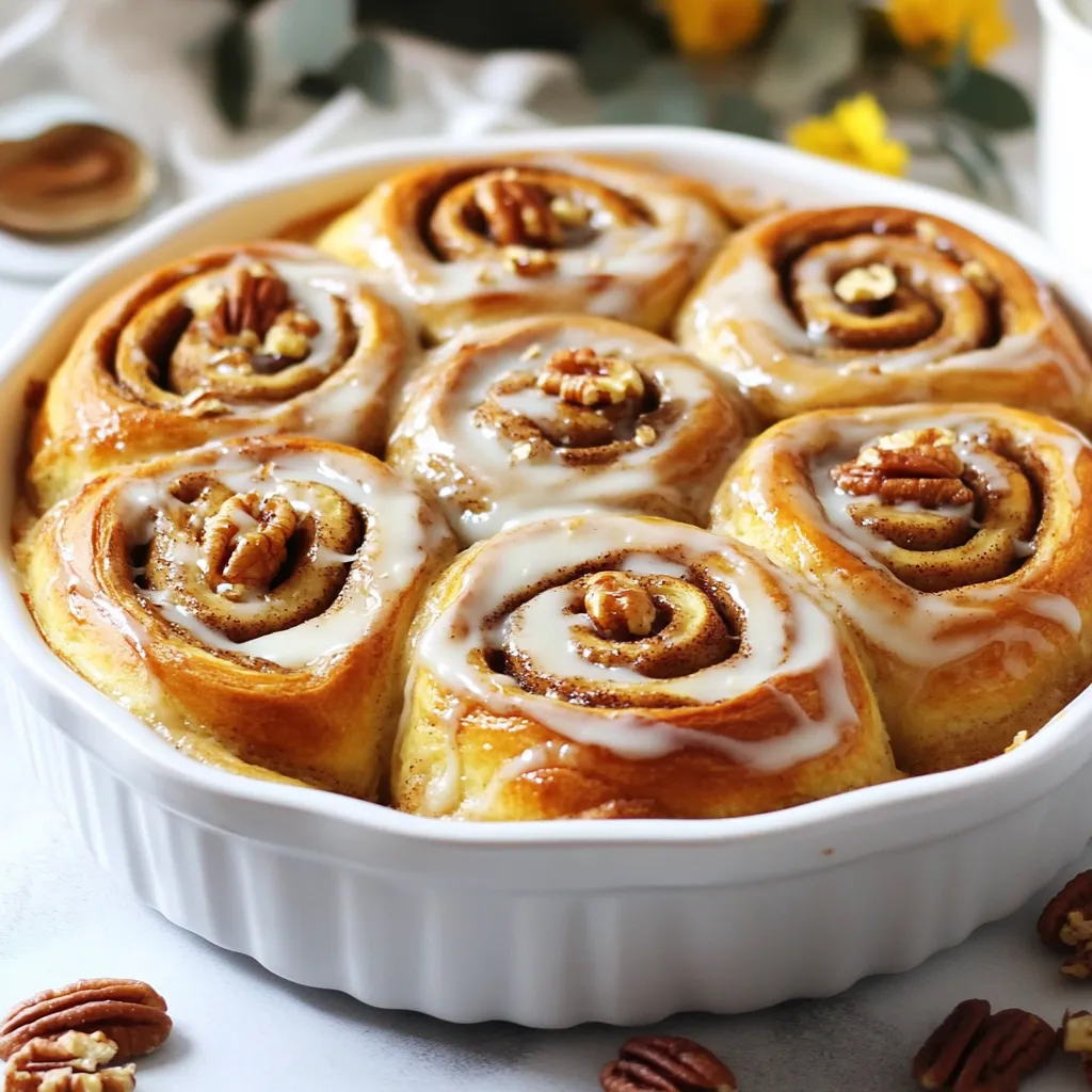 Share-Size Cinnamon Roll Pull-Apart Yummy Dessert Idea