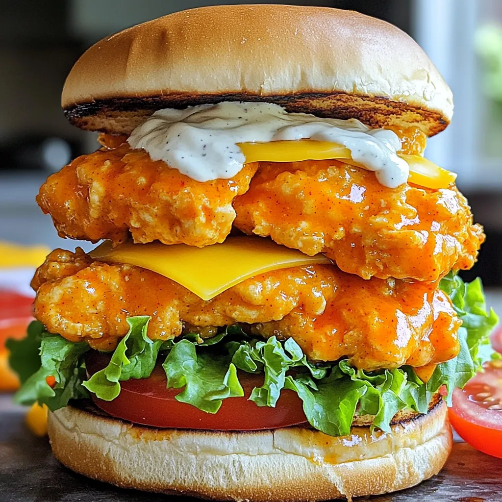 Air Fryer Buffalo Chicken Sandwiches Simple and Tasty