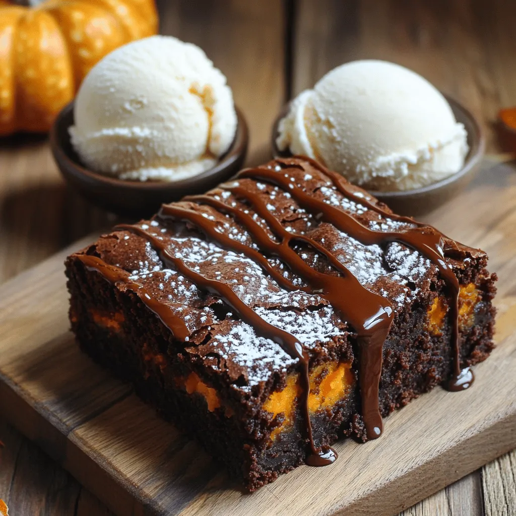 Fudgy Pumpkin Brownies Indulgent and Easy Recipe
