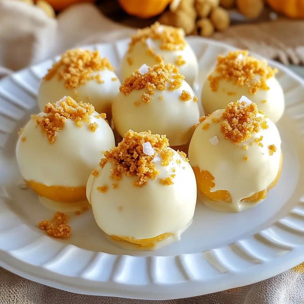 Pumpkin Cheesecake Truffles Creamy Bite-Size Treats