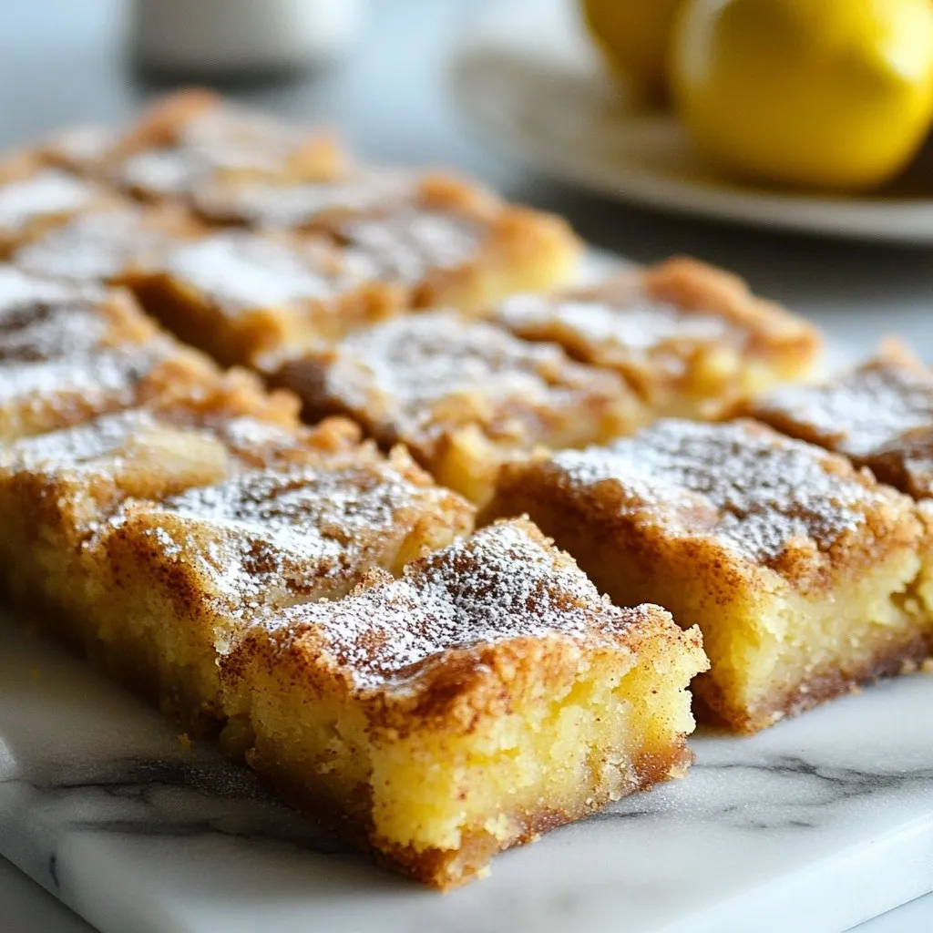 Cinnamon Sugar Blondies Soft and Irresistible Treat