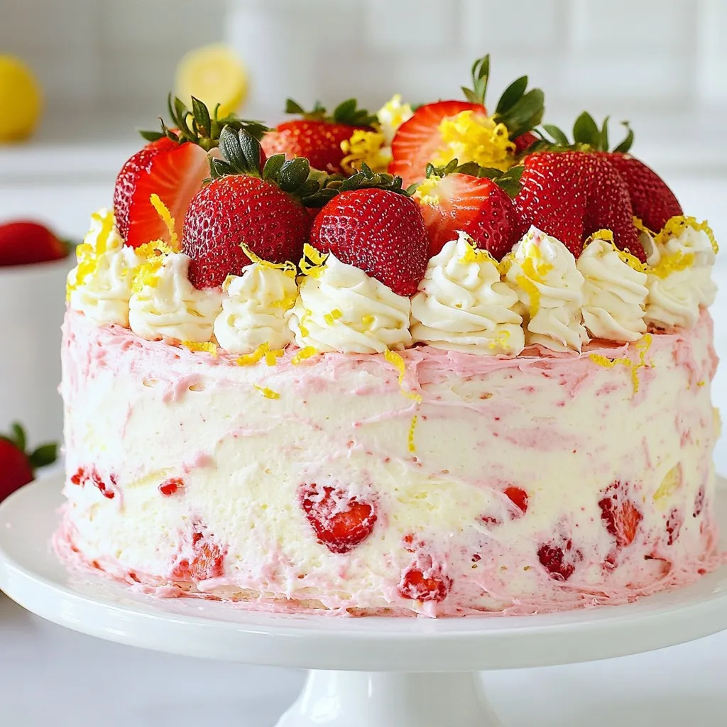 Ultra Moist Strawberry Cake Simple and Delicious Recipe