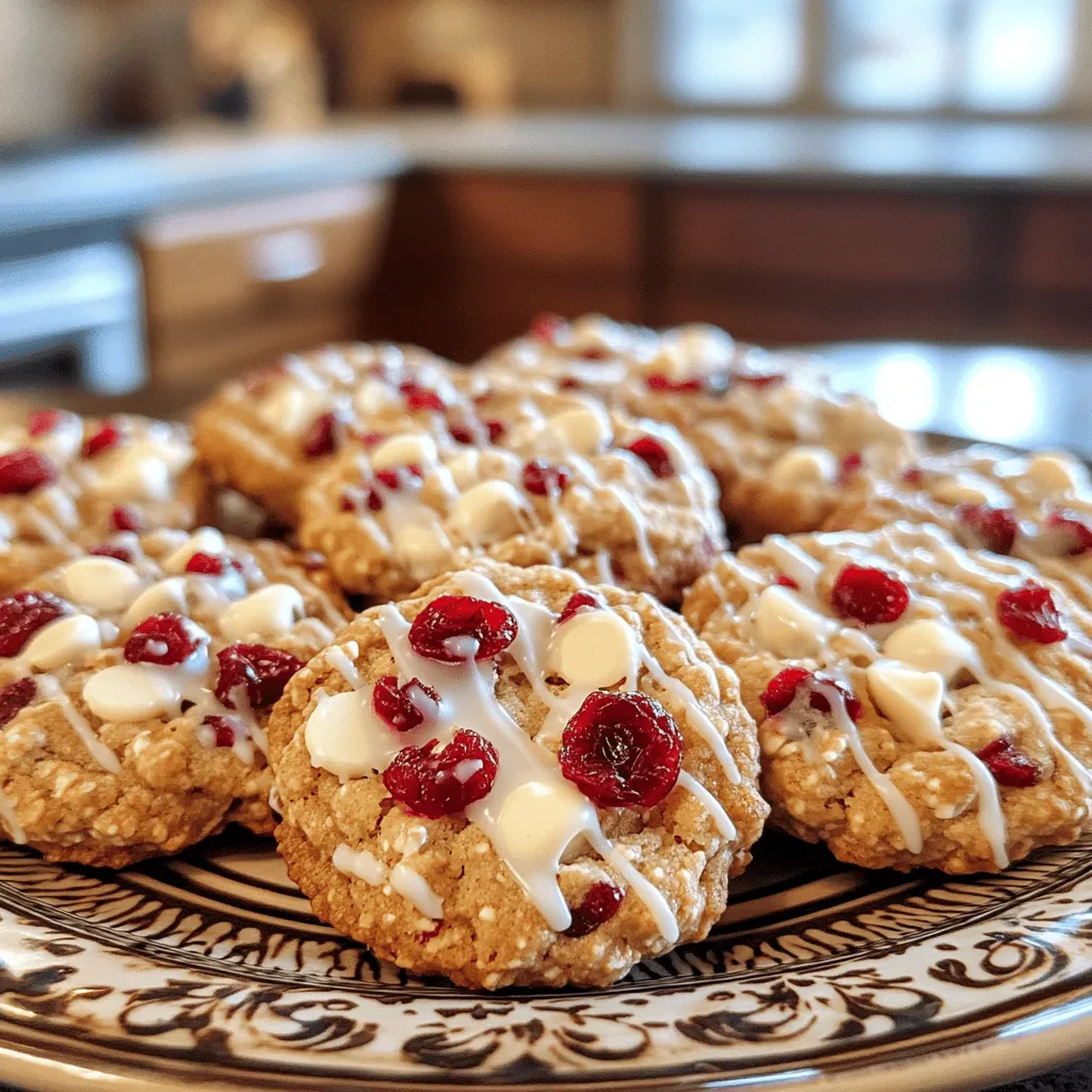 No-Bake White Chocolate Cranberry Cookies Delight