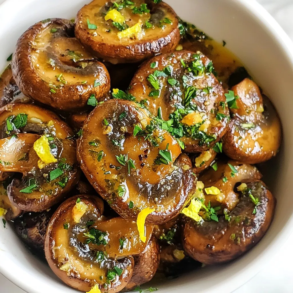 Brown Butter Garlic Thyme Mushrooms Flavorful Delight