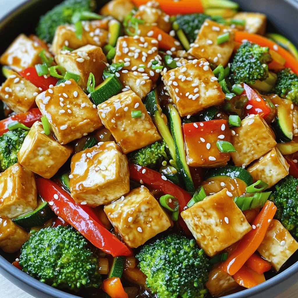Crispy Tofu Veggie Stir-Fry in 15 Simple Steps