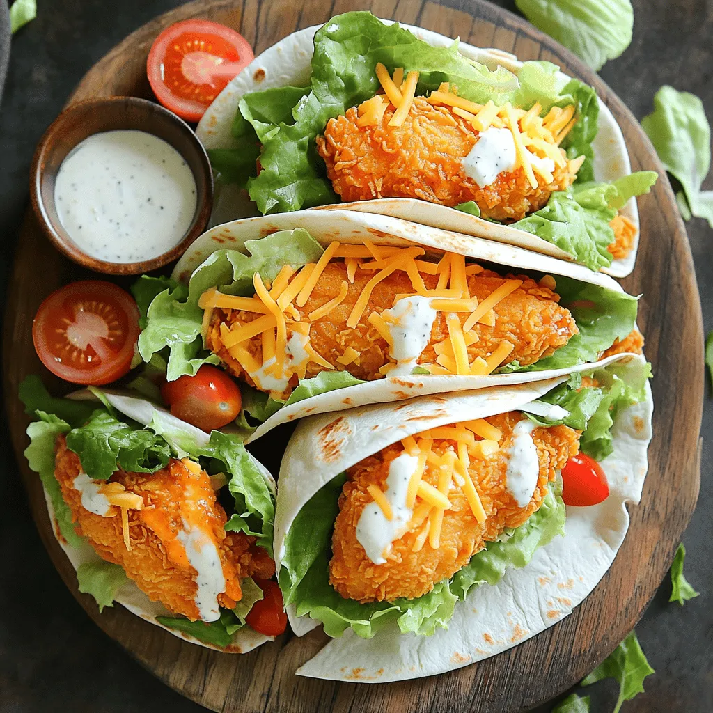 Crispy Buffalo Chicken Wraps Tasty and Easy Recipe